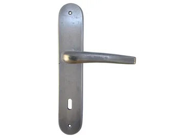 GAUDIUM MG3241 - Bronze door handle on back plate by Fama International - view 2